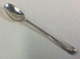 An early 18th Century silver rat tail spoon.