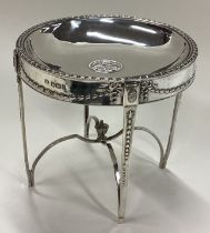 A fine Art Deco silver dish with swag decoration.