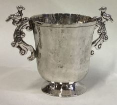 An 18th Century silver two-handled cup.