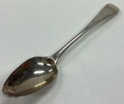 NEWCASTLE: A silver spoon. Circa 1800.