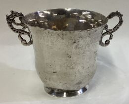 A large 18th Century silver cup.