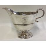 An early 18th Century Provincial silver sauce boat.