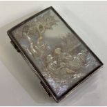 A fine early 18th Century silver and MOP snuff box.