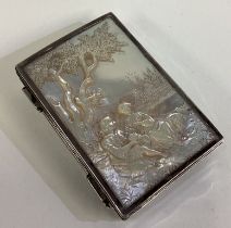 A fine early 18th Century silver and MOP snuff box.