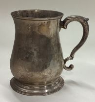 An 18th Century Georgian silver mug. London 1764.