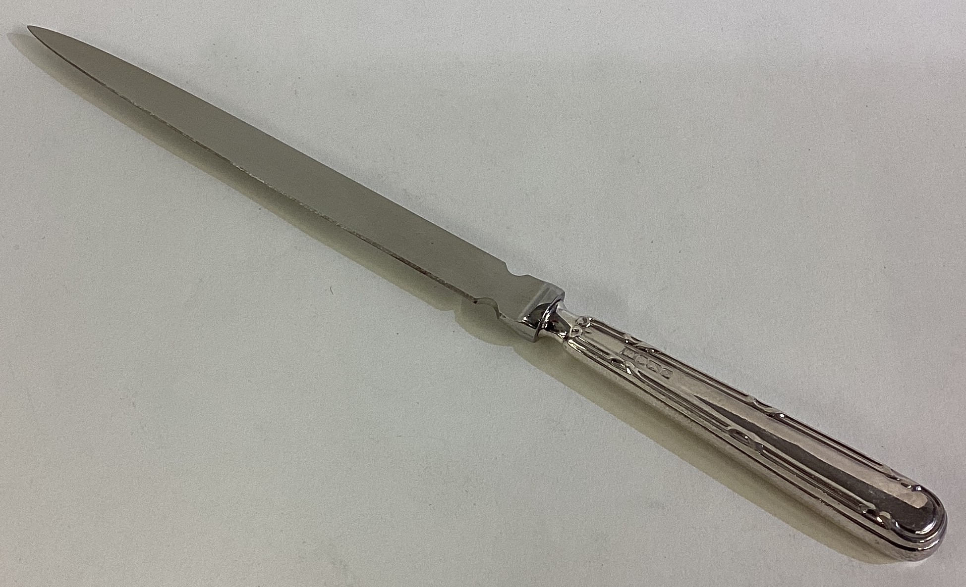 A silver letter opener. Sheffield 1997.