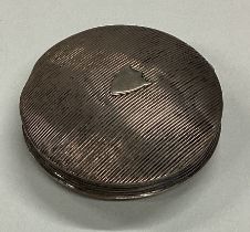 A 19th Century Dutch silver box with hinged lid.