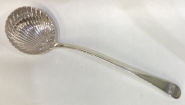 A good George III silver soup ladle. London 1778.