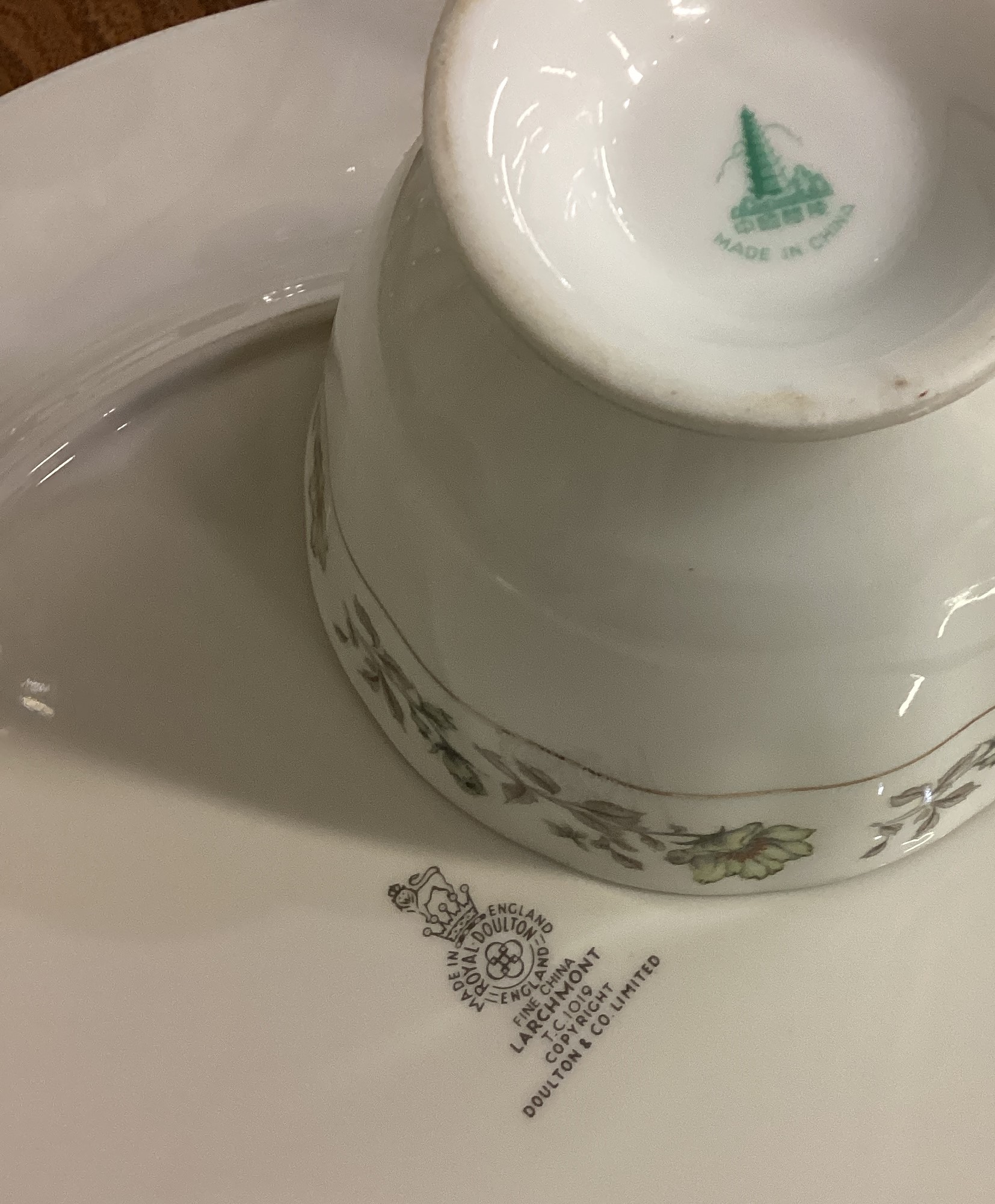 A Royal Doulton part dinner service. - Image 2 of 2