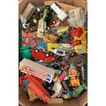 A box containing toy cars.