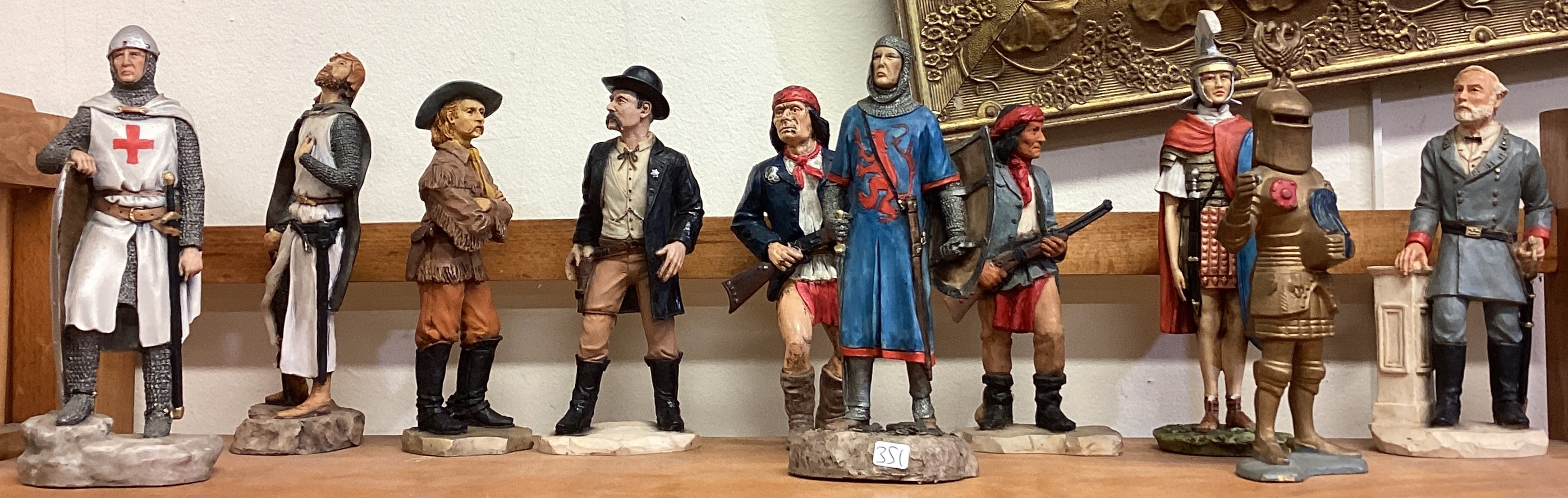 A set of resin model figures.