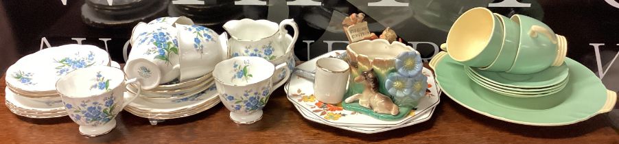A Royal Albert bone china tea service etc.