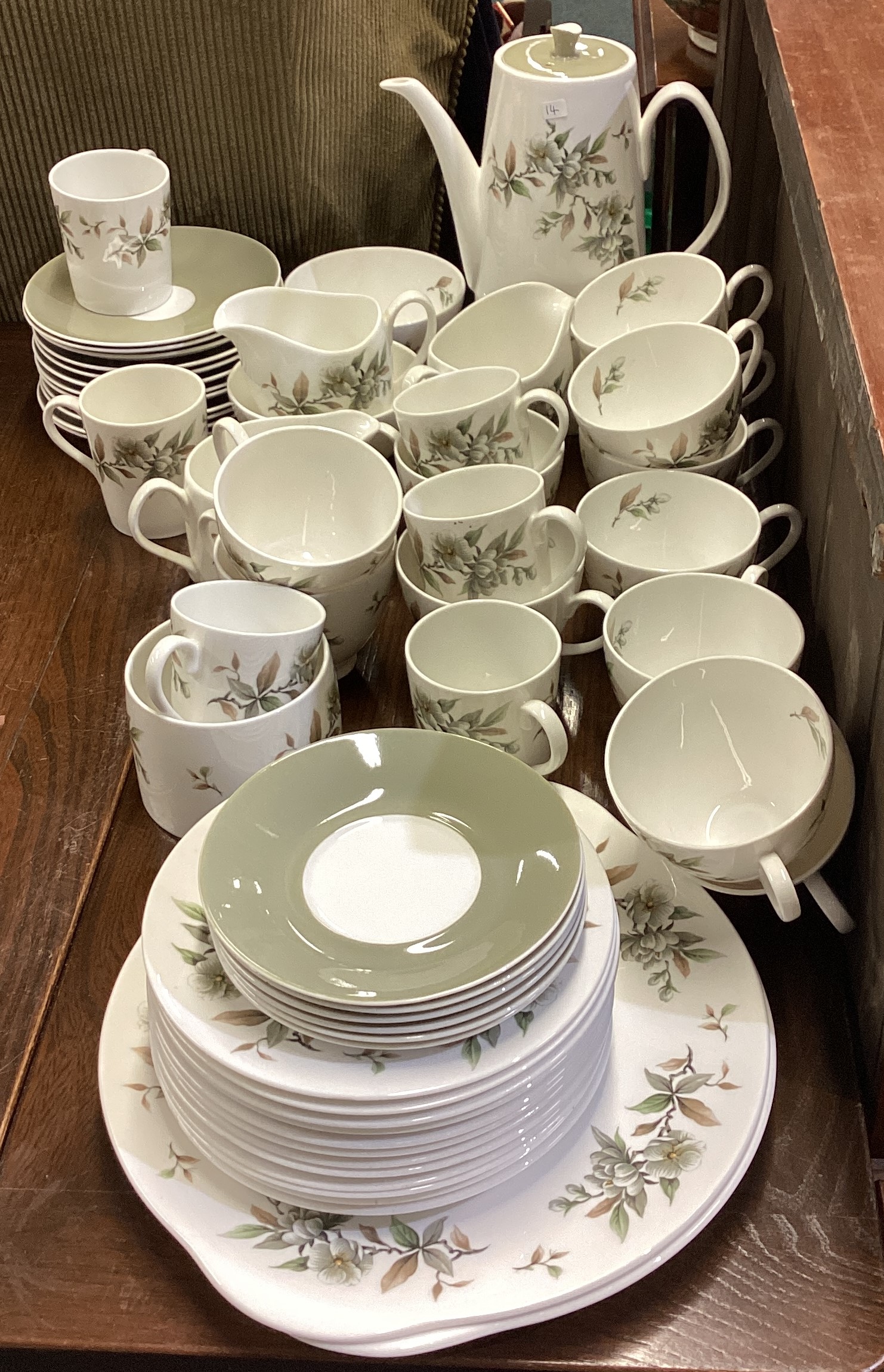 A large Royal Adderley tea service.