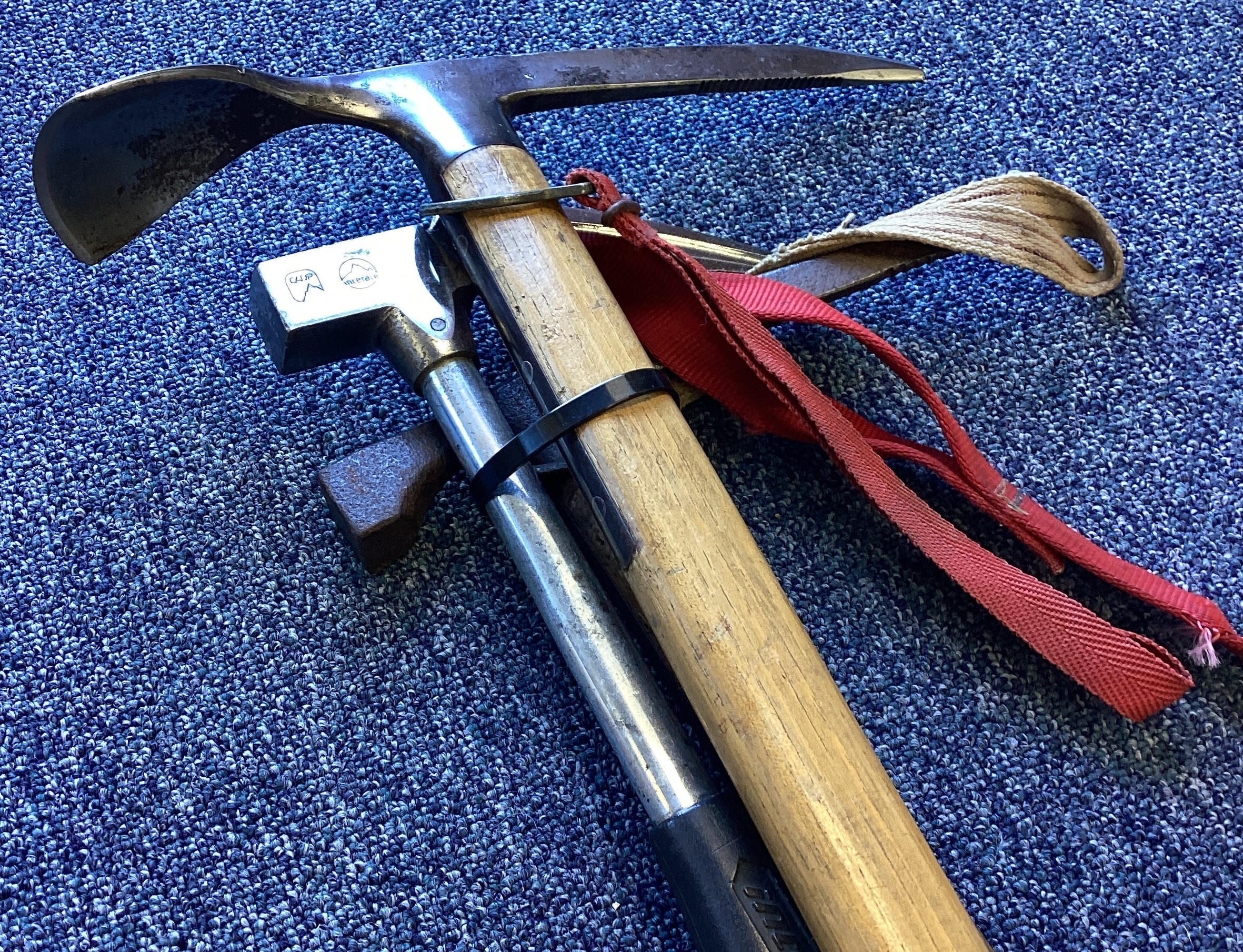 Two climbing axes together with an ice pick. - Image 2 of 3