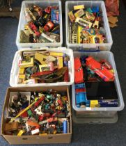 A selection of toy vehicles etc.