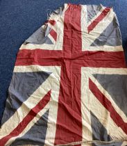 An old Union flag. Est. £20 - £30.