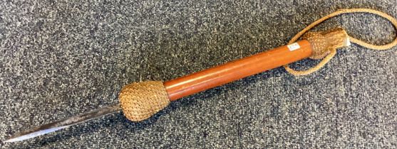 An old Bosen's starter / cosh / persuader with blade and whistle handle.
