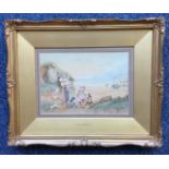 JOHN HENRY MOLE: (British, 1814 - 1886): A framed and glazed watercolour.