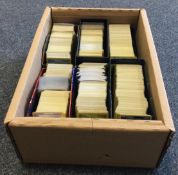 A box of Pokemon cards.