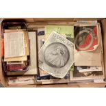 A box containing old Military photographs etc.