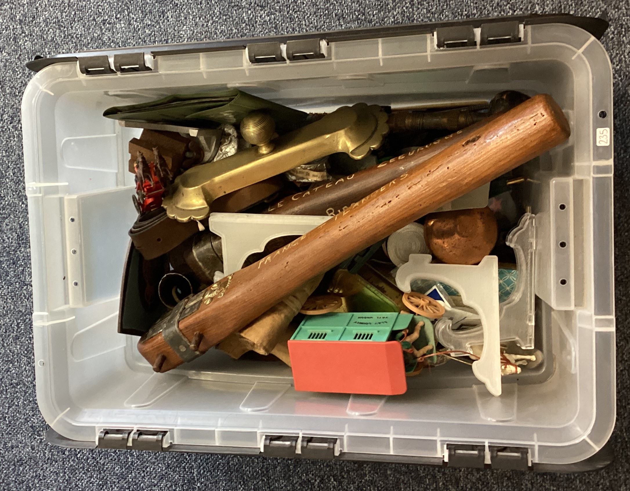 A box containing collectable items.