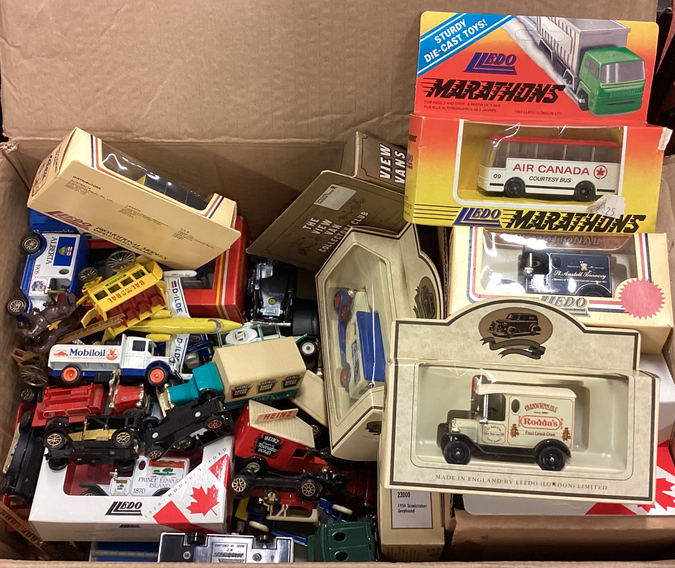 A box containing toy cars etc. - Image 2 of 2