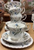 A collection of Royal Albert teaware.