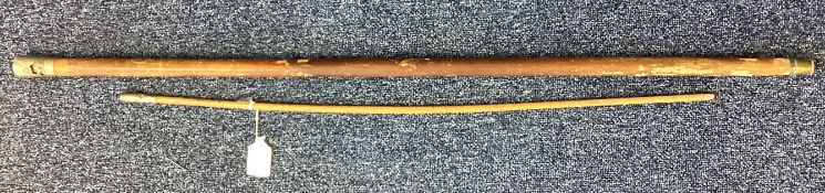 Two old swagger sticks.
