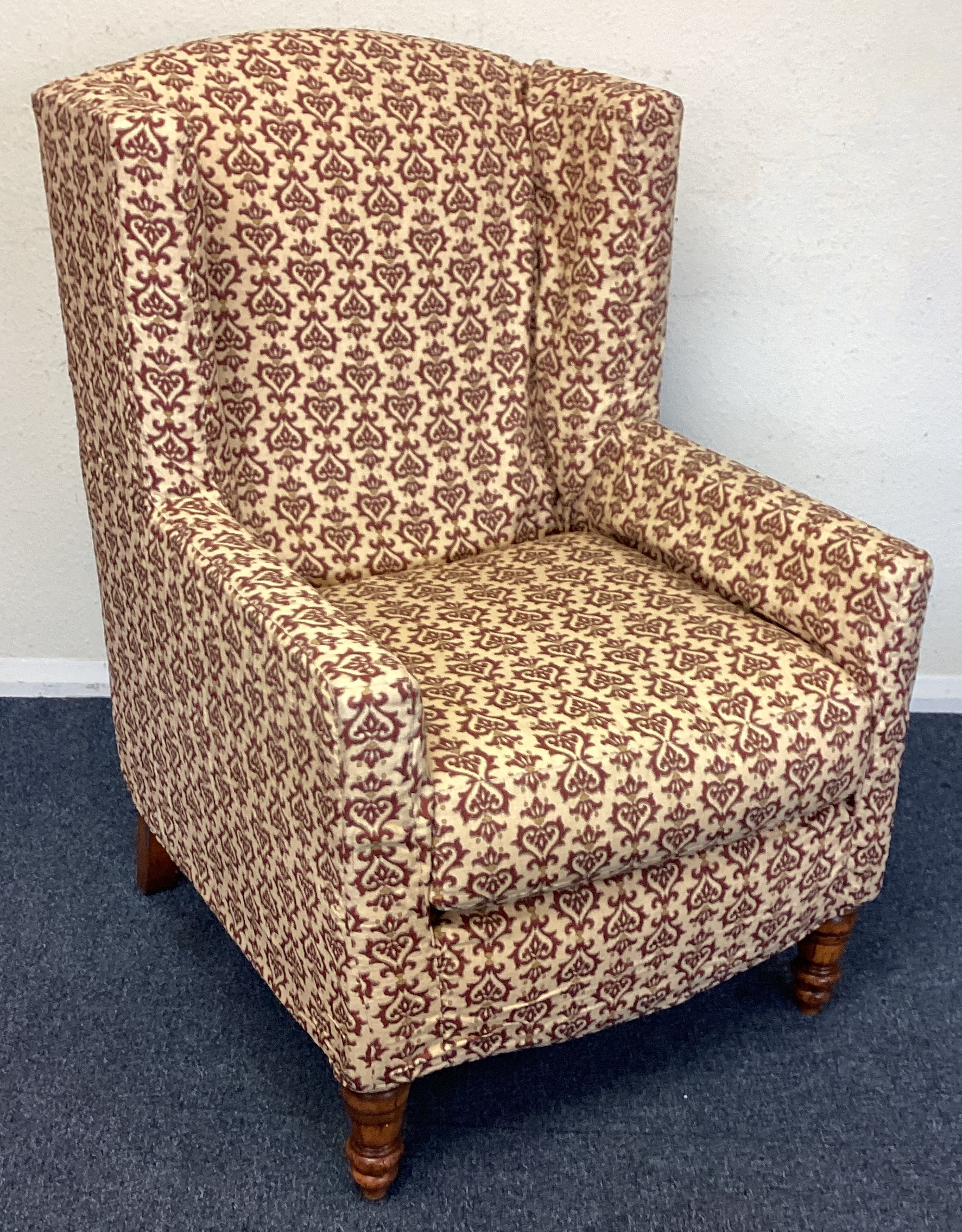 A good upholstered wingback chair. - Image 2 of 2