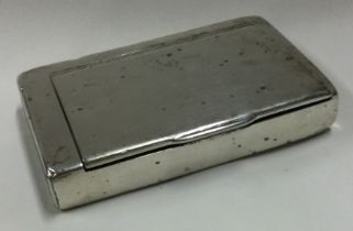 A large and heavy 19th Century Russian silver combination snuff box / vesta case.
