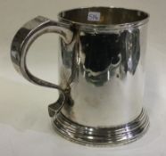 A George II silver pint mug. London 1735.