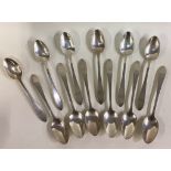 TIFFANY & CO: A set of twelve spoons.