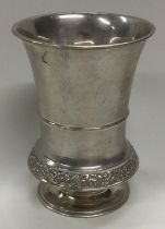 An early 19th Century Continental silver beaker.