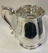 A silver pint mug. Birmingham 1914.