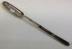 A silver marrow scoop. London 1745.