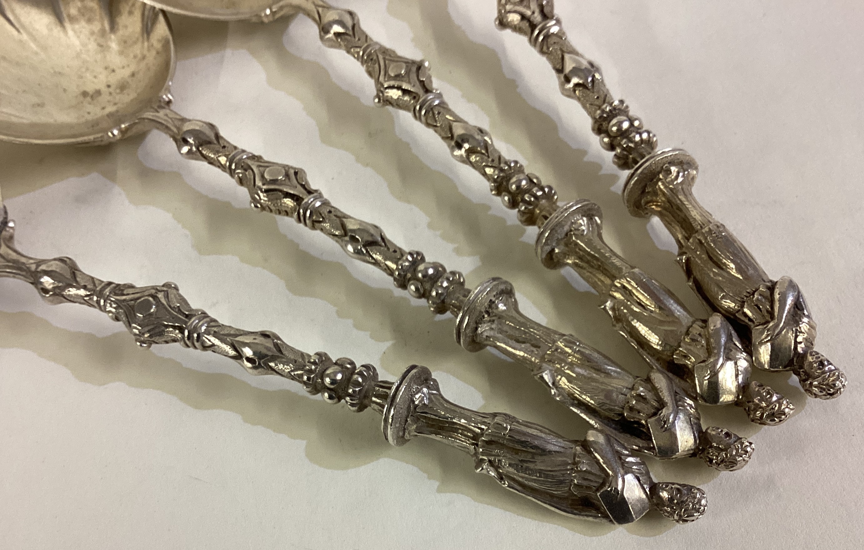 A set of four Victorian silver Apostle spoons. - Image 2 of 2