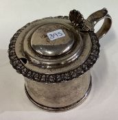 EDINBURGH: A William IV silver mustard pot.