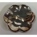 A Continental silver compartment dish.