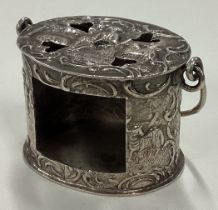 An Antique Dutch silver sweet box.