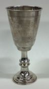 An early 20th Century Judaica silver Kiddush cup engraved with stars.