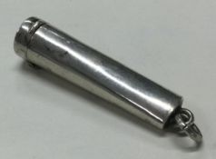 A silver cheroot holder.