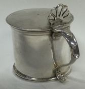 NEWCASTLE: A rare Provincial silver mustard pot wi