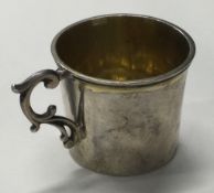 A silver charka / vodka cup.