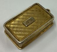 A good Victorian silver gilt vinaigrette.