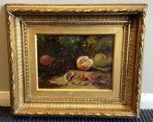 GERTRUDE JAMESON BARNES: (American, 1865 - 1939): A gilt framed oil on board.