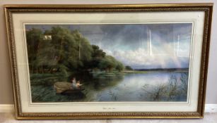 CHARLES JAMES LEWIS: (British, 1830 - 1892): A framed and glazed watercolour.