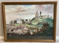 JAMES WALTER GIBBS: (British, 1853 - 1906): A framed and glazed oil on board.