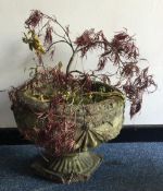 A selection of various garden planters.