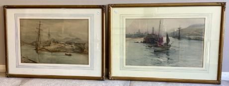 CHARLES WILLIAM ADDERTON: (British, 1866 - 1944): A pair of gilt framed and glazed prints.