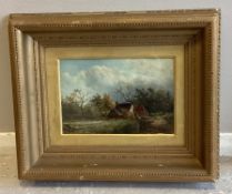 JOSEPH THORS: (Dutch, 1835 - 1884): A framed and glazed oil on panel.